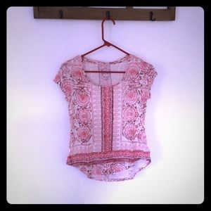 Floral lucky brand shirt